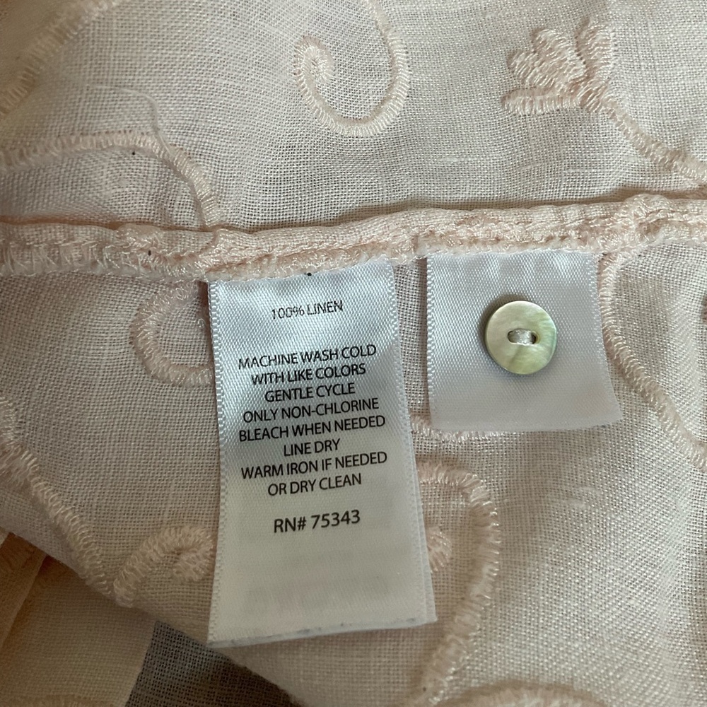 Marina Luna Embroidered Linen Tunic - Picture 4 of 4